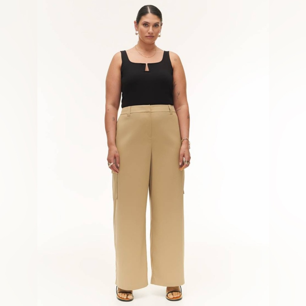 Addition Elle Wide Leg Cargo Pants
